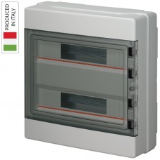 Πίνακας Επίτοιχος 2Σειρών 18Στοιχείων Στεγανός IP65 Γκρι EC62036E